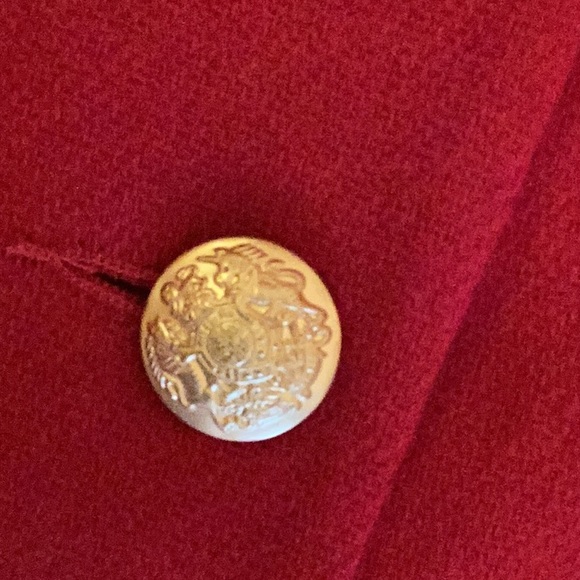 All wool A-line skirt and fully lined jacket with ornate gold buttons. - Picture 11 of 16